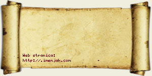 Tina Dunjić vizit kartica